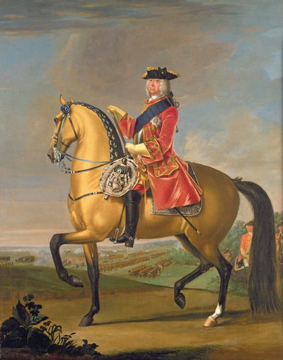 George II at the Battle of Dettingen by David Morier